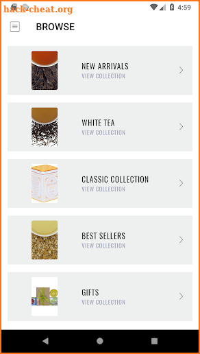 Harney & Sons Fine Teas screenshot