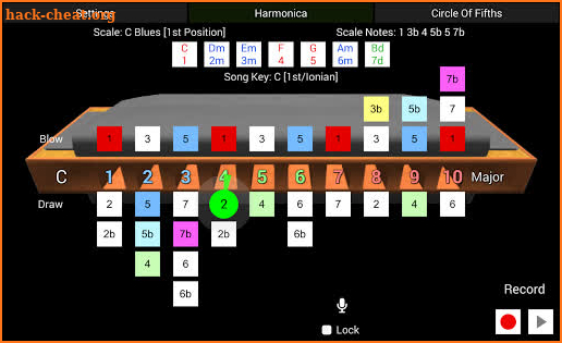 HarpNinja Diatonic Harmonica screenshot