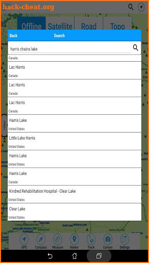 Harris Chains Of Lake Offline GPS Nautical Charts screenshot