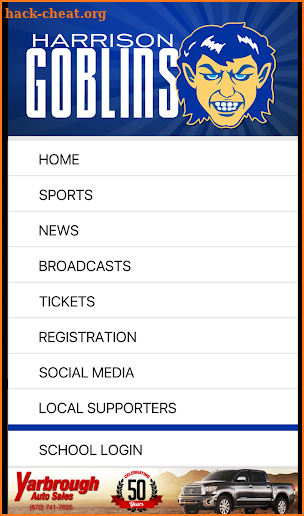 Harrison Goblins Athletics screenshot