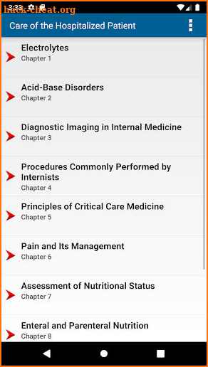 Harrison's Manual of Medicine 20th Edition screenshot