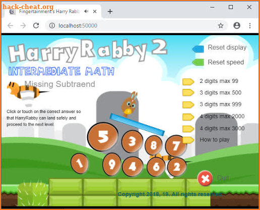 HarryRabby2 Missing Subtraend Large Numbers FULL screenshot