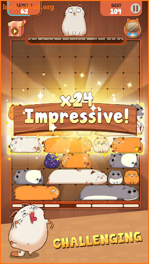 Haru Cats: Slide Block Puzzle screenshot