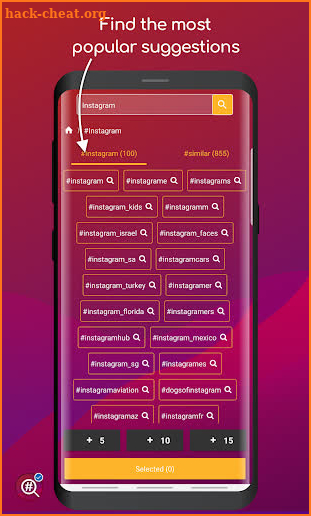 Hashtag Inspector-Instagram Hashtag Generator 2019 screenshot