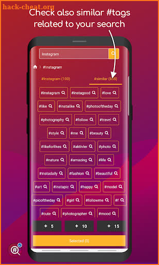 Hashtag Inspector-Instagram Hashtag Generator 2019 screenshot