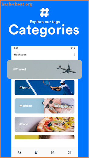 Hashtags for Instagram screenshot