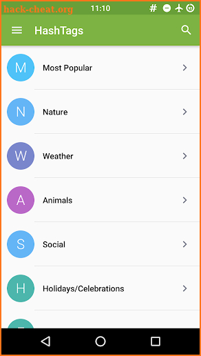 HashTags Pro (Material Design) screenshot