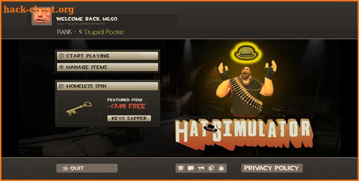 Hat Simulator 2 Free - TF2 Trade Parody screenshot