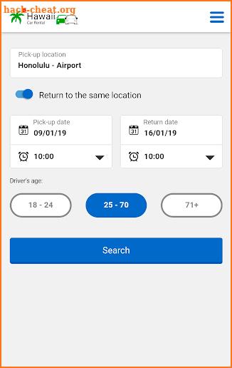 Hawaii Car Rental: Honolulu Maui Oahu Kona Kauai screenshot