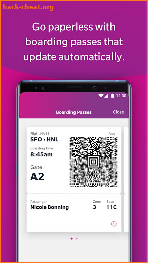 Hawaiian Airlines screenshot