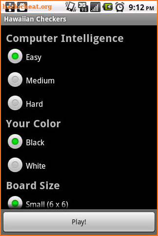 Hawaiian Checkers screenshot