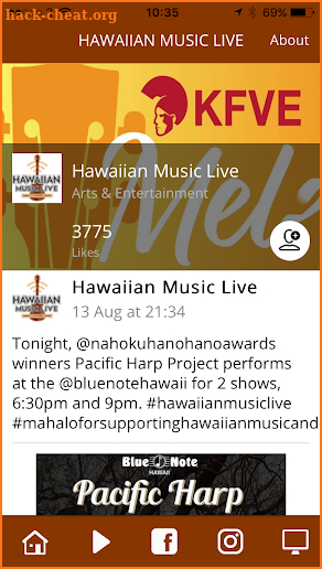 HAWAIIAN MUSIC LIVE screenshot