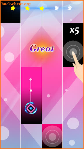 Hazbin Hotel Piano Tiles Game screenshot