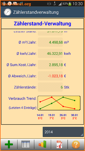 HB-Verbrauchszähler screenshot