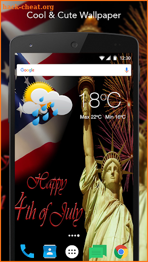 HD 4th of July Wallpaper screenshot