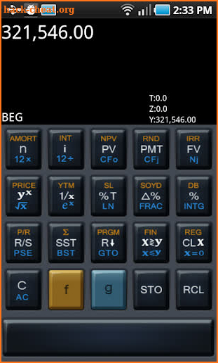 HD Financial Calculator Gold screenshot