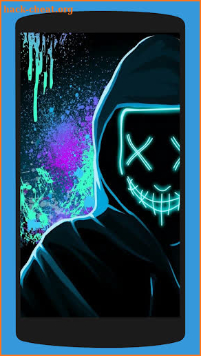 HD LED Purge Mask Wallpaper screenshot