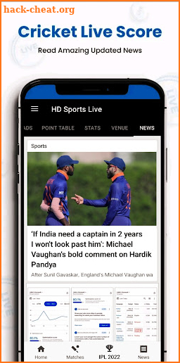 HD Sports - Live Cricket Score screenshot