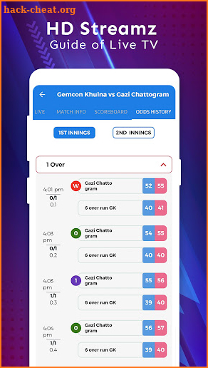 HD Streamz ~ Live TV Cricket HD TV Serial Tips screenshot