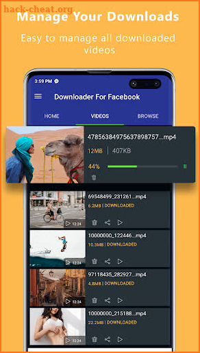 HD Video Downloader For Facebook - Video Saver screenshot