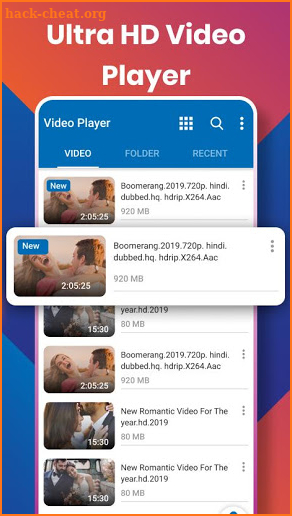 HD Video Player  – SX HD Video Player screenshot