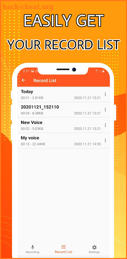 HD voice recoder pro screenshot