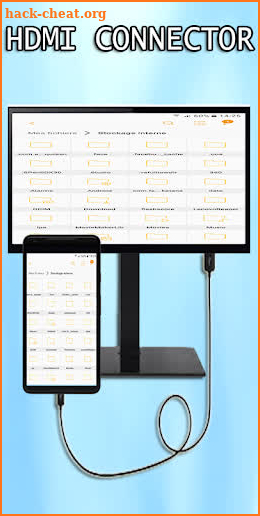 HDMI Screen mhl for android phone on TV screenshot