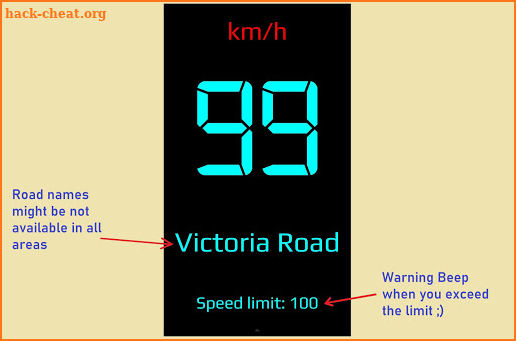 Heads Up Display GPS Speedometer & Compass screenshot