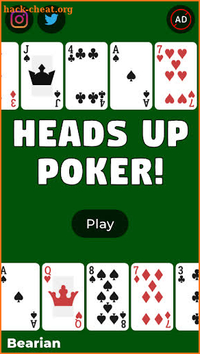 Heads Up Poker screenshot