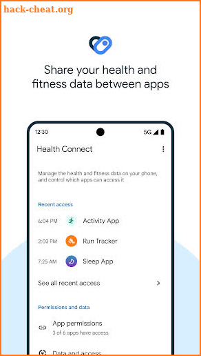 Health Connect (Beta) screenshot