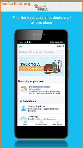 Health Gennie - Healthcare at Home screenshot