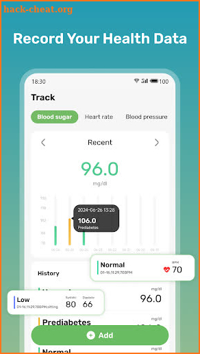 Health Sense: Blood Sugar Hub screenshot