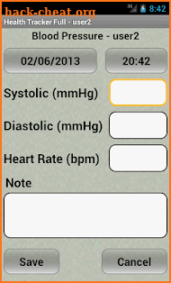 Health Tracker Full screenshot