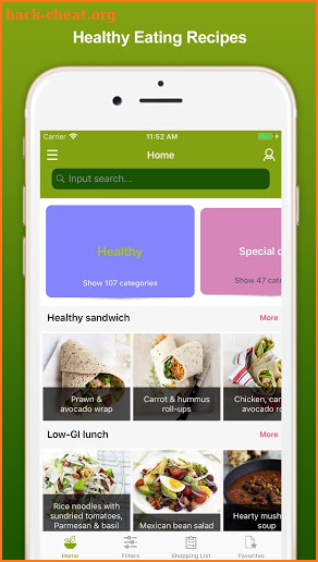 Healthy Eating Recipes screenshot