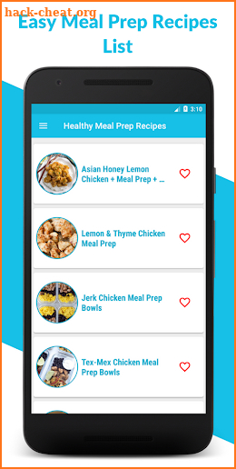 Healthy Meal Prep : Easy Meal Prep Recipes screenshot