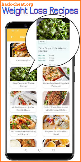 Healthy Recipes: Eating Well. screenshot