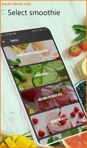 Healthy Smoothie Recipes screenshot