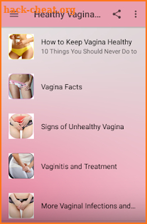 Healthy Vagina Care screenshot