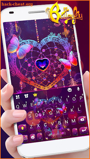 Heart Dreamcatcher Keyboard Theme screenshot