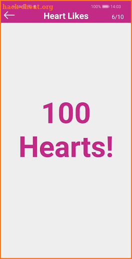 Heart Likes - Insta Popularity Guess Game screenshot