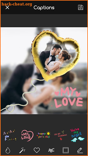 Heart Pic Frames: Blur Background for Pictures screenshot