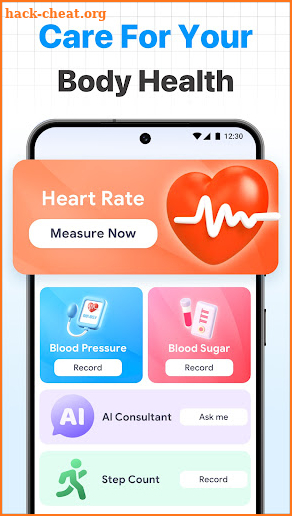 Heart Rate & Blood Sugar Care screenshot