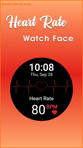 Heart Rate Watch Face screenshot