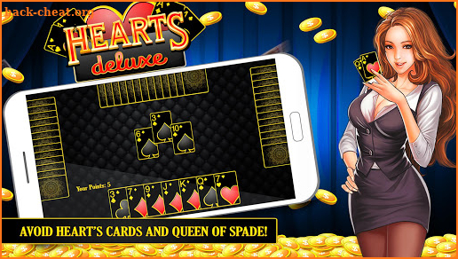 Hearts Deluxe Card Game screenshot