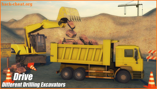 Heavy Bulldozer Crane Drill Stone screenshot