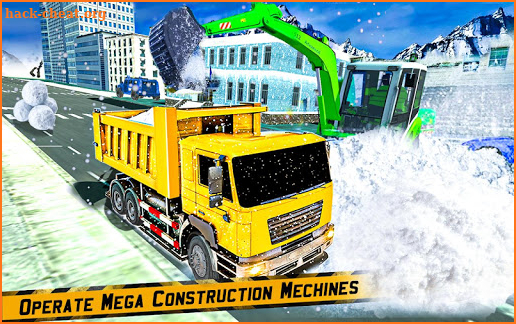 Heavy Duty Snow Excavator: Crane Simulator screenshot