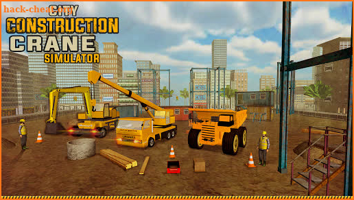 Heavy Excavator Crane Sim : City Construction 2019 screenshot