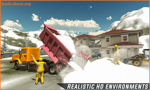 Heavy Excavator Snow Machine Simulator 2019 screenshot