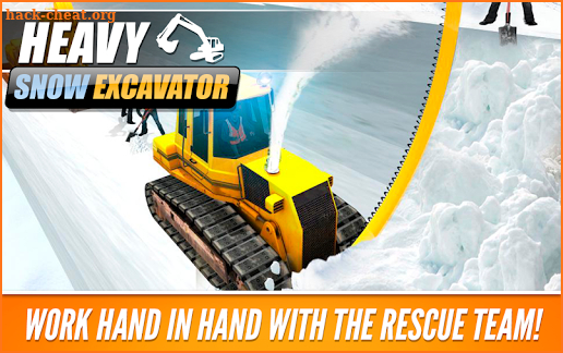 Heavy Snow Excavator Simulator screenshot