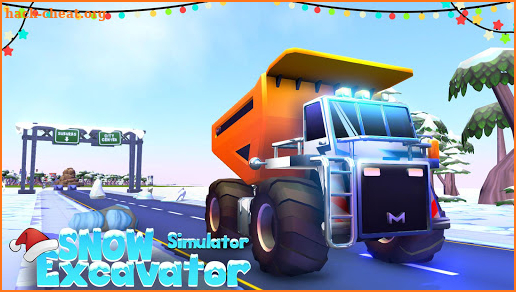 Heavy Snow Plow Excavator Simulator Game 2019 screenshot